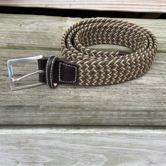 Duluth Trading Co Other - Duluth Trading Woven Elastic Belt Bungee Rope Braided 2X Brown Tan Camel